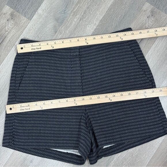 Loft Striped Cotton Knit High Rise Shorts Four Inch Navy Blue White Size 2 - Picture 10 of 13